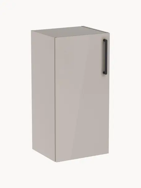 Bad-Hängeschrank Orna, B 42 cm, links, Griffe: Metall, beschichtet, Beige, B 42 x H 85 cm