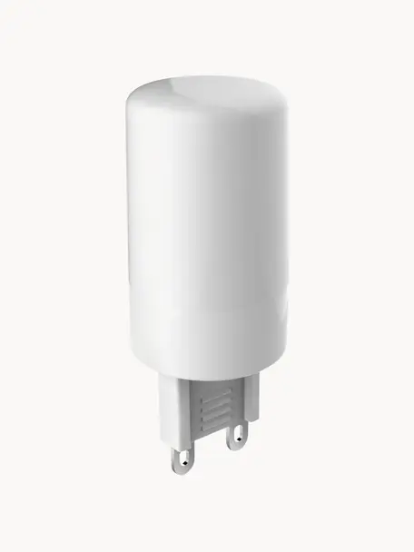 Lampadina G9, bianco neutro, 1 pz, Lampadina: vetro, Base lampadina: alluminio, Bianco, Ø 2 x Alt. 6 cm