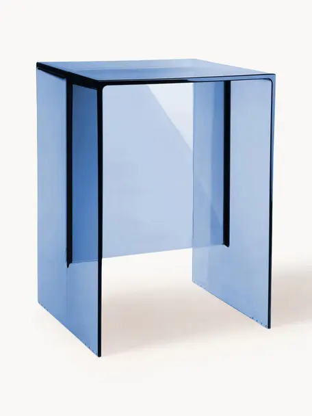 Tavolino di design Max-Beam, Plastica, Blu, Larg. 33 x Alt. 47 cm