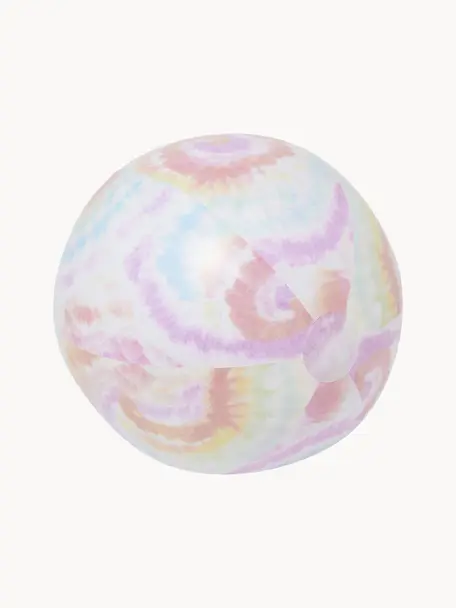 Pelota de playa grande inflable Tie Dye, Plástico, Aspecto colorido teñido, Ø 90 cm