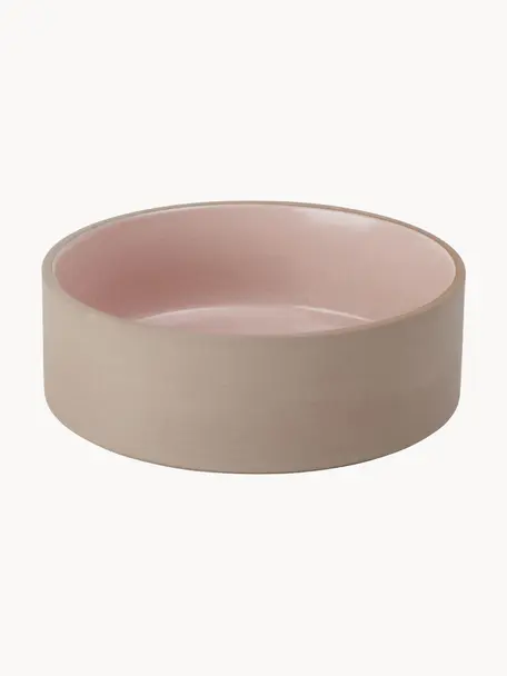 Miska pre domáce zvieratá Sia, 100 % keramika, Béžová, svetloružová, Ø 13 x V 5 cm