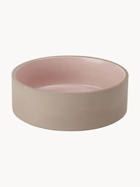 Gamelle Sia, tailles variées, 100 % céramique, Beige, rose pâle, Ø 13 x haut. 5 cm