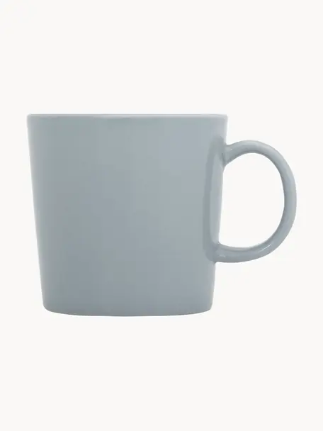 Taza de porcelana Teema, Porcelana vitro, Gris, Ø 8 x Al 8 cm, 300 ml