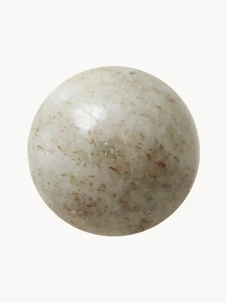 Mramorový nástenný vešiak Acton, Mramor, Béžová, mramorovaná, Ø 3 x H 5 cm