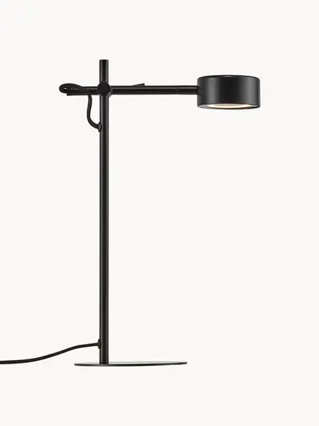 Lampa biurkowa LED z funkcją przyciemniania Clyde, Czarny, S 15 x W 41 cm
