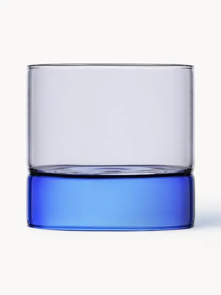 Verres à eau artisanaux Bamboo Groove, 2 pièces, Verre borosilicate

Découvrez la polyvalence du verre borosilicaté pour votre maison ! Ce matériau de haute qualité, fiable et robuste, se distingue par une résistance exceptionnelle à la chaleur, ce qui le rend idéal pour votre thé ou café chaud. Par rapport au verre traditionnel, le verre borosilicaté est plus résistant aux fissures et aux bris, en faisant un compagnon sûr pour votre intérieur, Bleu, gris, transparent, Ø 8 x haut. 7 cm, 200 ml