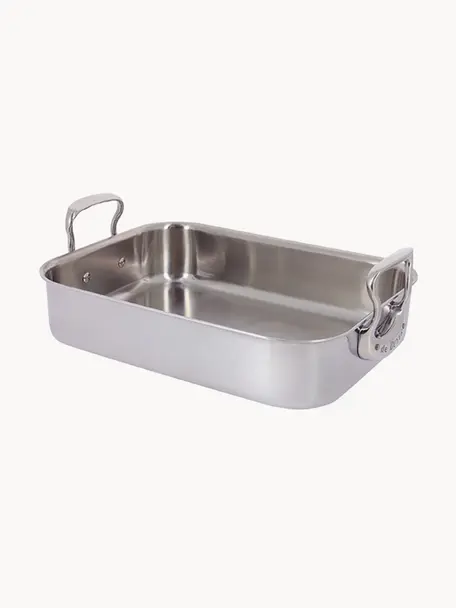 Bandeja horno de acero inoxidable Affinity, Acero inoxidable, aluminio, Plateado, An 28 x L 41 cm