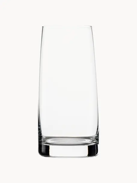 Vysoké křišťálové sklenice Experience, 6 ks, Křišťál, Transparentní, Ø 7 cm, V 14 cm, 360 ml