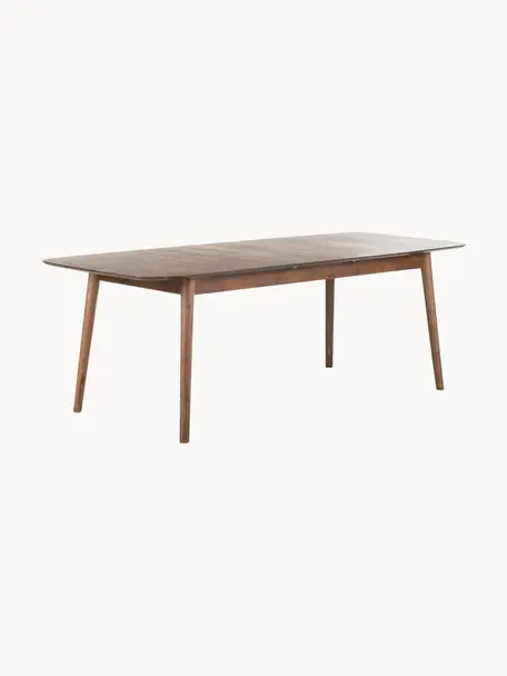 Rozkladací jedálenský stôl Montreux, 180 - 220 x 90 cm, Orechové drevo, Š 180/220 x H 90 cm