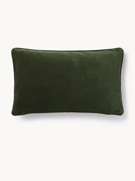 Copricuscino in velluto Dana, 100% velluto di cotone

Il materiale utilizzato in questo prodotto è stato testato per sostanze nocive e certificato secondo lo STANDARD 100 di OEKO-TEX®, 21.HCN.84376, Hohenstein., Verde scuro, Larg. 30 x Lung. 50 cm