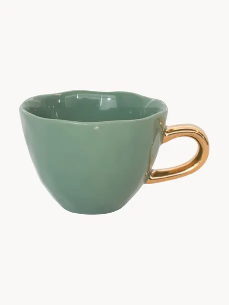 Tasse à thé Good Morning, Grès cérame, Vert sauge, Ø 11 x haut. 8 cm, 350 ml