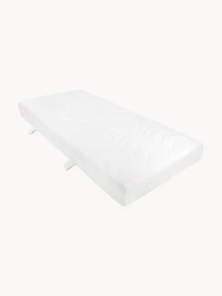 7-Zonen-Taschenfederkernmatratze Julia, Bezug: Tencel-Doppeltuch (67 % P, Weiß, 90 x 200 cm, Härtegrad H3