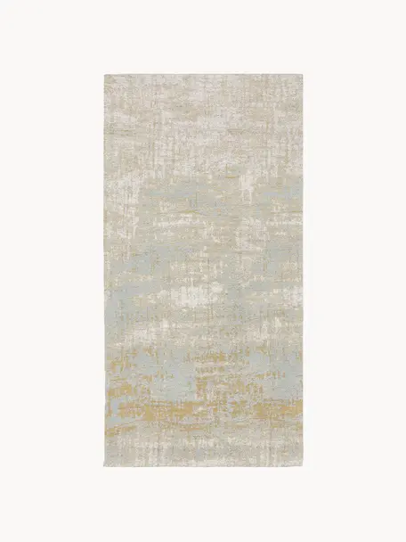 Ručně tkaný bavlněný koberec Luise, Odstíny šedé, odstíny hnědé, Š 80 cm, D 150 cm (velikost XS)