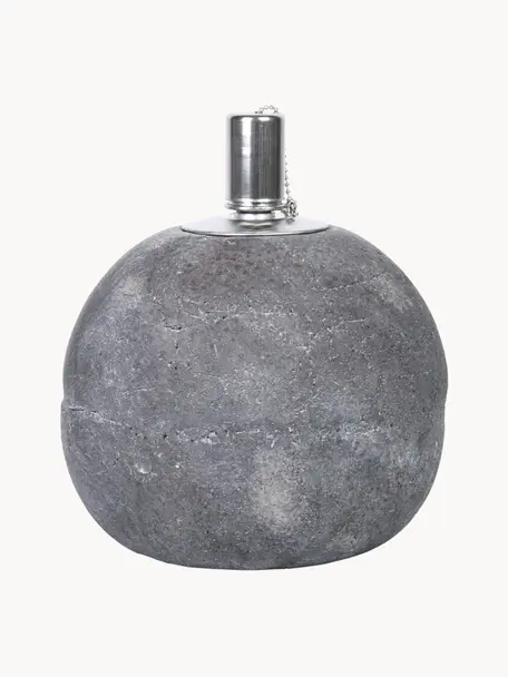 Quemador de aceite Betina, Hormigón, acero inoxidable, Gris, plateado, Ø 14 x Al 17 cm
