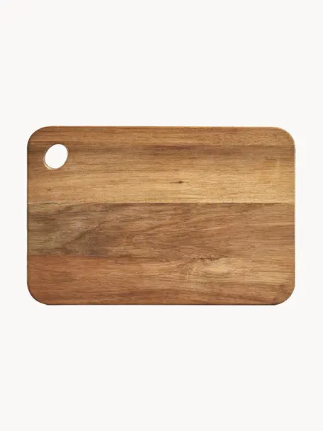 Tabla de cortar de madera de acacia Akana, diferentes tamaños, Tablero: madera de acacia, aceitad, Madera de acacia, An 37 x F 25 cm