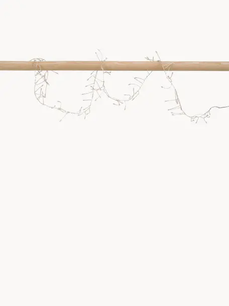 LED-Lichterkette Compact, 120 cm, Kunststoff, Silberfarben, L 120 cm
