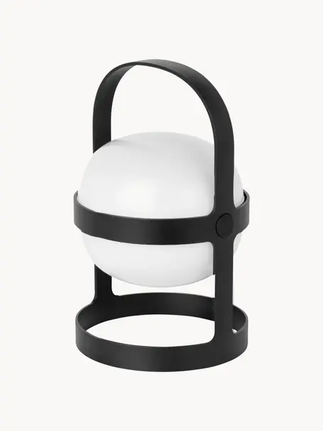 Lampe solaire mobile Soft Spot, Noir, Ø 12 x haut. 19 cm