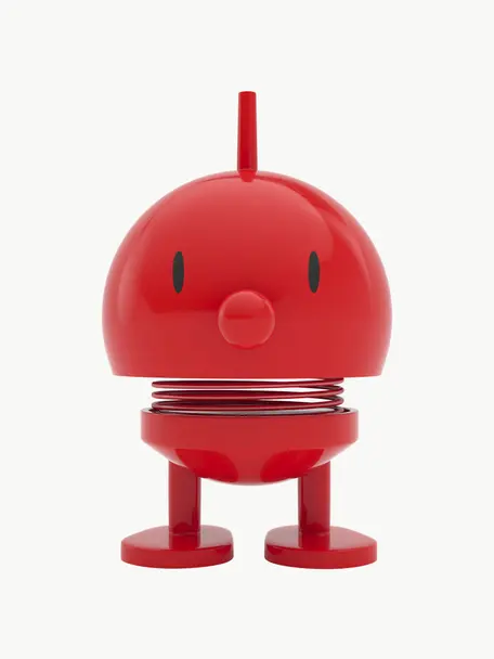 Objet décoratif Hoptimist Bumble, haut. 8 cm, Plastique, Rouge, Ø 5 cm