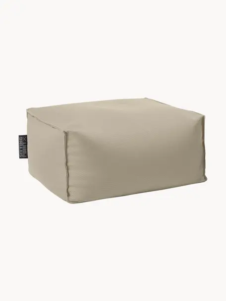 Outdoor-Bodenkissen Korfu, Bezug: 100 % Polypropylen, Teflo, Beige, B 65 x H 35 cm