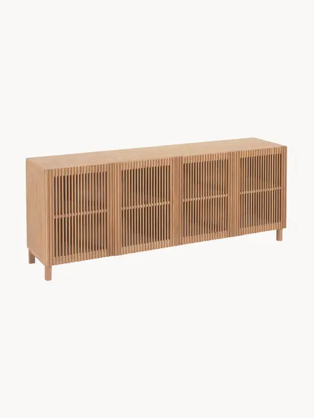 Holz-Sideboard Beyla, Helles Holz, B 180 x H 72 cm