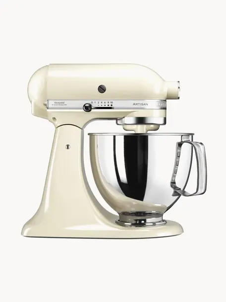 Robot da cucina Artisan, Ciotola: acciaio inossidabile, Bianco crema lucido, Larg. 37 x Prof. 24 cm