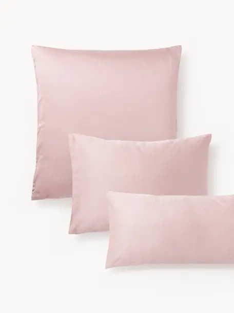 Katoensatijnen kussenhoes Comfort, Weeftechniek: satijn Draaddichtheid 300, Roze, B 60 x L 70 cm