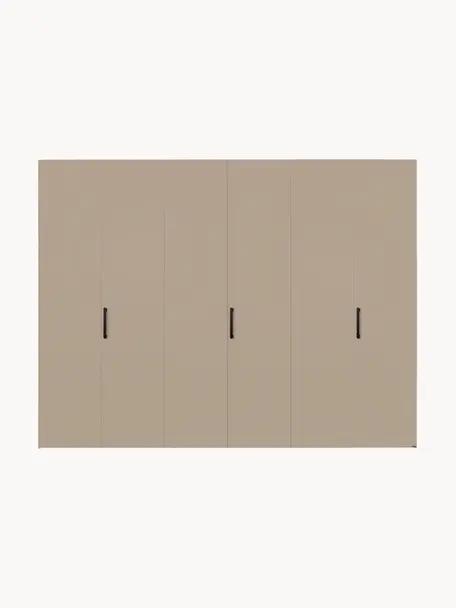 Drehtürenschrank Madison 6-türig, inkl. Montageservice, Korpus: Holzwerkstoffplatten, lac, Beige, B 302 cm x H 230 cm