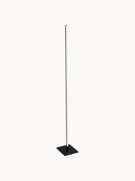 Lámpara de pie LED Tribeca, cambia de color, Pantalla: acero, aluminio, Negro, Al 150 cm