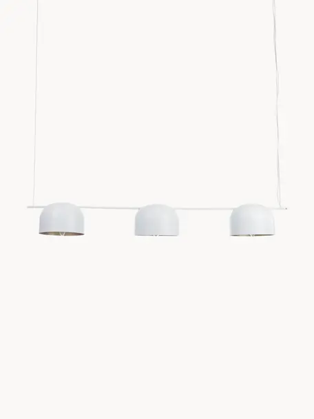Grande suspension Joel, Blanc, larg. 127 x haut. 15 cm
