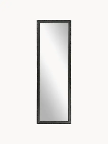 Espejo de pared barroco Muriel, Parte trasera: tablero de fibras de dens, Espejo: cristal Este producto est, Negro, An 50 x Al 150 cm