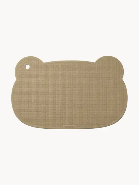 Tappetino da bagno in silicone antiscivolo per doccia o vasca Sailor, Gomma naturale, Beige, Larg. 35 x Lung. 55 cm