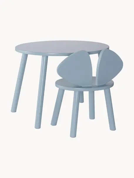 Table avec chaise pour enfant Mouse, 2 pièces, Bois de bouleau, laqué

Ce produit est fabriqué à partir de bois certifié FSC® issu d'une exploitation durable, Bleu ciel, Lot de différentes tailles