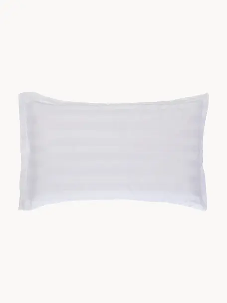 Federa arredo in raso bianco Willa 2 pz, Tessuto: raso Densità del filo 250, Bianco, Larg. 50 x Lung. 80 cm, 2 pz