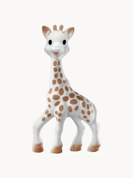 Spielzeug Sophie la girafe, 100 % Naturkautschuk, Weiss, Braun, B 10 x H 18 cm