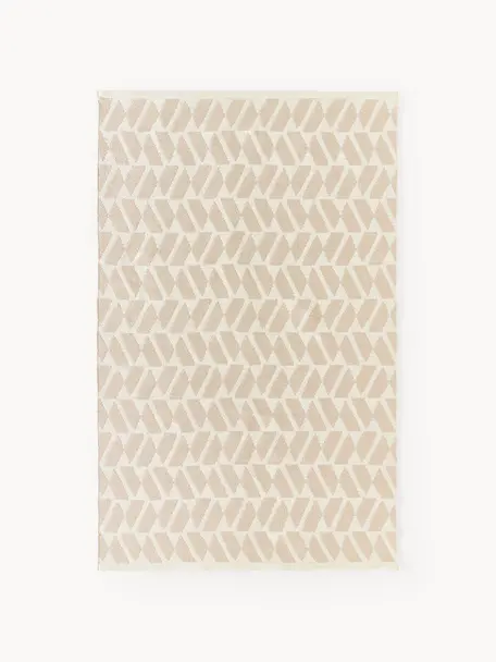 Tapis d'extérieur Bogota, 100 % polyester, certifié GRS

Le matériau est certifié STANDARD 100 by OEKO-TEX®, 21.HIN.56576, HOHENSTEIN HTTI, Beige, blanc crème, larg. 120 x long. 180 cm (taille S)