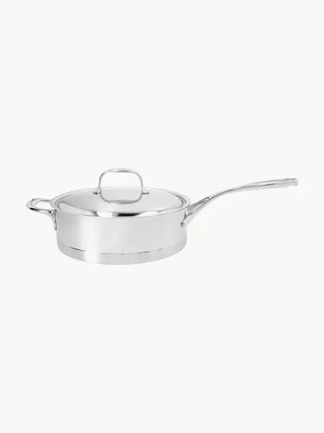 Casserole en acier inoxydable avec couvercle Apollo, Acier inoxydable 18/10, Argenté, Ø 28 x haut. 15 cm, 4,8 L