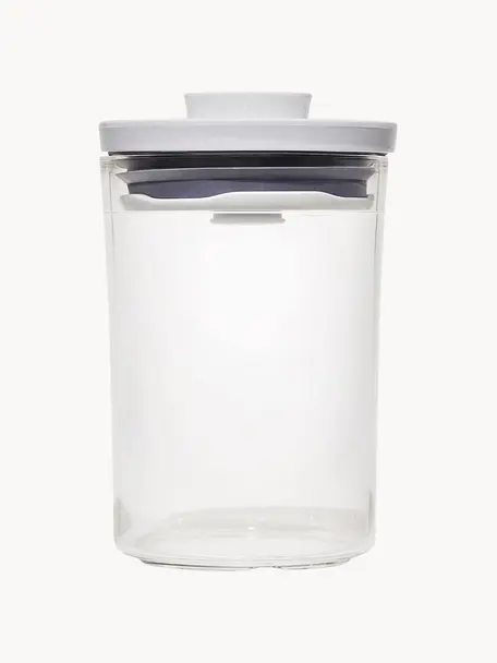 Aufbewahrungsbehälter POP, 3 Stück, Kunststoff, Transparent, Ø 18 x H 26 cm