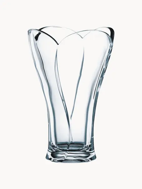 Kristallglas-Vase Calypso, Kristallglas, Transparent, Ø 17 x H 27 cm