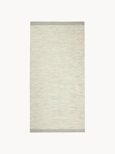 Ručně tkaný vlněný běhoun Asko, melírovaný, Béžová, Š 70 cm, D 140 cm (velikost XS)