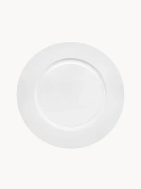 Assiettes plates en porcelaine Fine Bone China à table, 6 pièces, Porcelaine Fine Bone China
Fine Bone China est une porcelaine tendre, qui se distingue particulièrement par sa brillance et sa translucidité, Blanc, Ø 28 cm