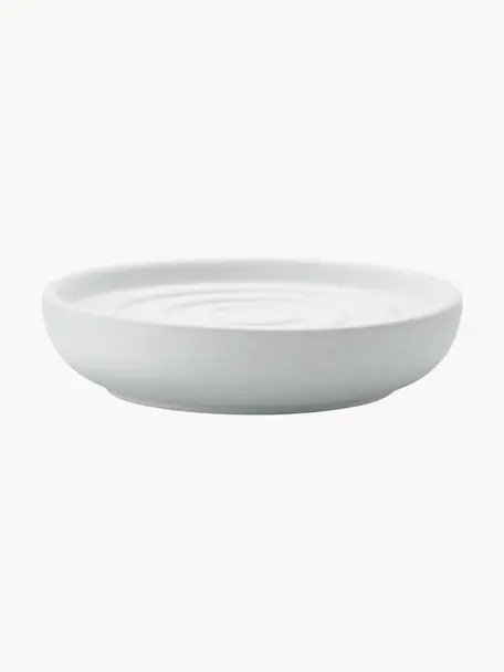 Porte-savon en porcelaine Nova One, Porcelaine, Blanc, Ø 11 x haut. 3 cm