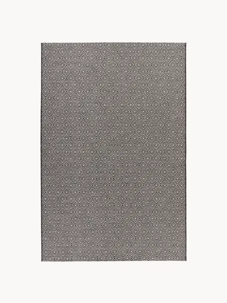 In- & outdoor vloerkleed Nordic met grafisch patroon, 100% polypropyleen, Grijstinten, B 160 x L 230 cm (maat M)
