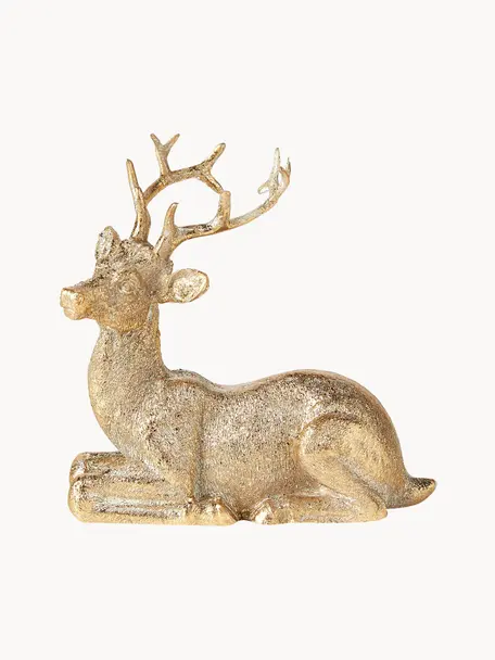 Deko-Objekt Harry, Polyresin, Goldfarben mit Antik-Finish, B 10 x H 9 cm