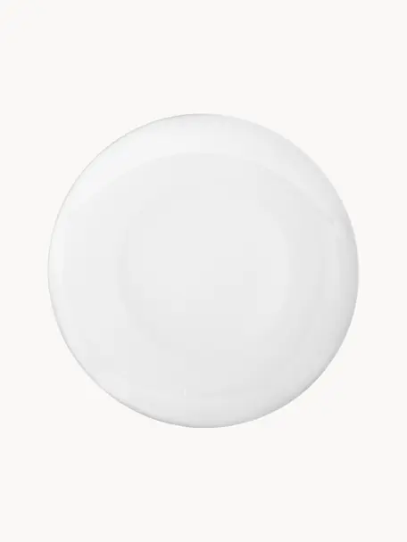 Assiettes plates en porcelaine Delight Modern, 2 pièces, Porcelaine, Blanc, Ø 27 cm