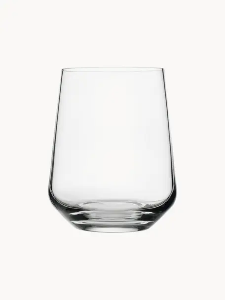 Wassergläser Essence, 2 Stück, Glas, Transparent, Ø 7 x H 10 cm, 350 ml