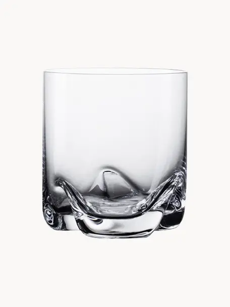 Bicchiere trasparente Sol 4 pz, Vetro, Trasparente, Ø 8 x Alt. 9 cm, 300 ml