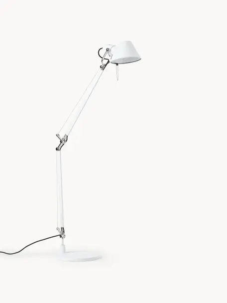 Lampa na psací stůl Tolomeo, Bílá, Š 78 cm, V 65 cm