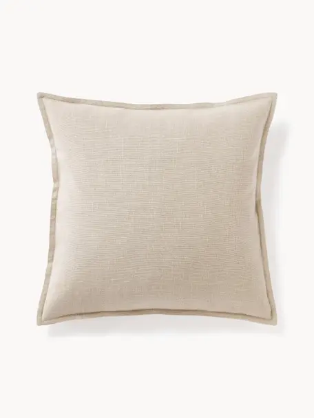 Poszewka na poduszkę z bawełny Vicky, 100% bawełna, Beżowy, S 50 x D 50 cm