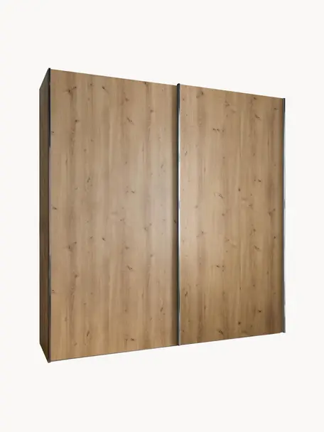 Šatníková skriňa s posuvnými dverami Monaco, 2-dverová, Drevo, Š 197 x V 217 cm