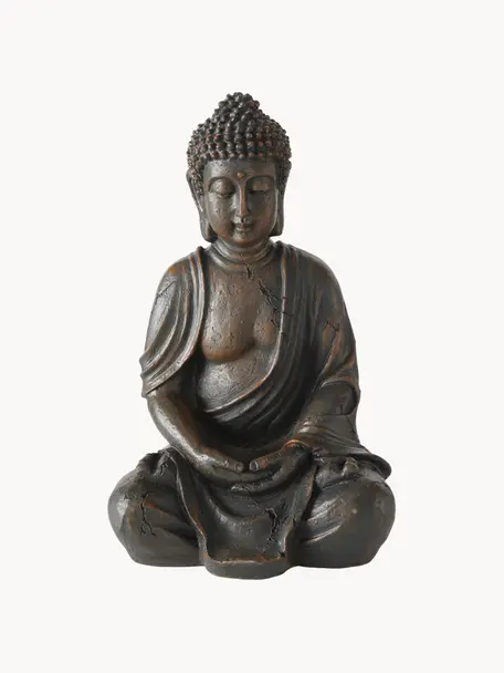 Dekoracja Buddha, Tworzywo sztuczne, Taupe, S 19 x W 30 cm